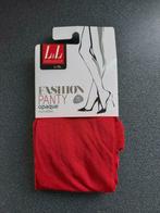 Nieuwe fashion panty opaque microfibre L&L (L / XL) rood, Nieuw, Maat 44/46 (L), Ophalen of Verzenden, Lola liza