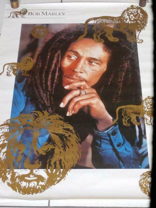 Affiche Bob Marley: The Lion Legend 1990, Collections, Posters & Affiches, Utilisé, Enlèvement ou Envoi