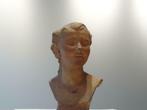 1938 Eugène DE BREMAECKER terracotta portret buste enig exem, Ophalen