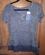 T-shirt / bloesje  met label maat L - Tom Tailor, Blauw, Nieuw, Korte mouw, L&L