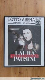 Poster Laura Pausini Concert du 20 mai 2012 Lotto Arena, Ophalen, Gebruikt