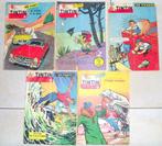 5 bandes dessinée tintin de 1957 et 1960, Livres, Plusieurs BD, Utilisé