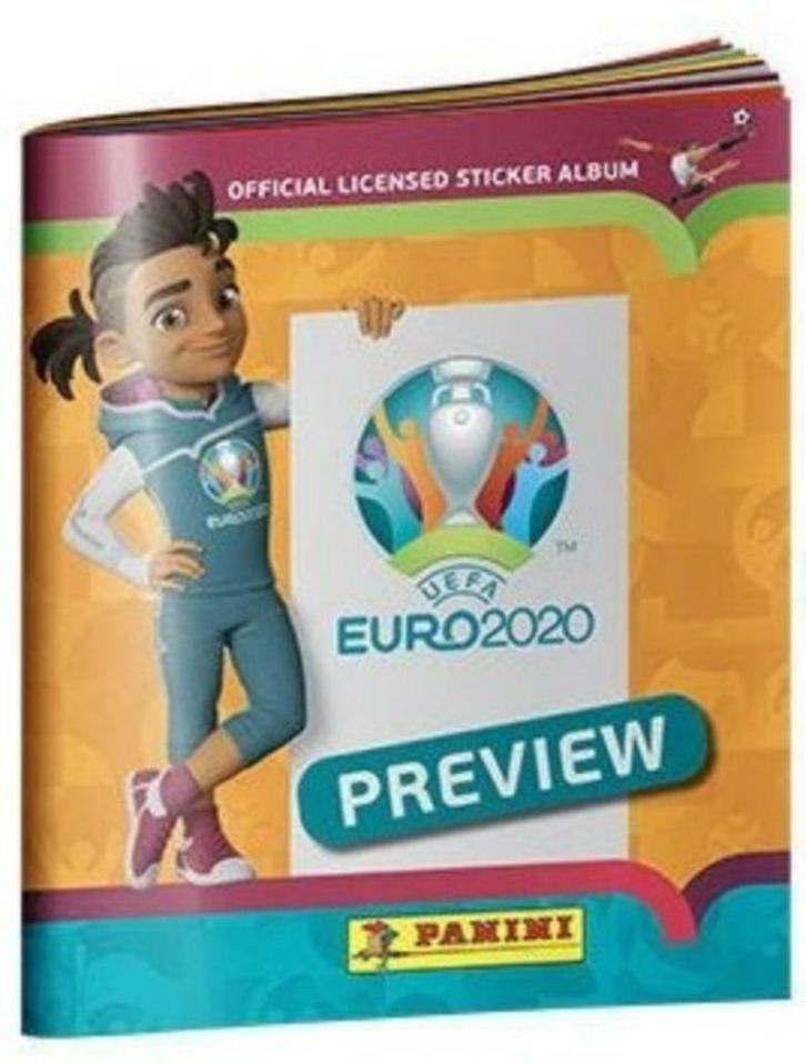 Panini UEFA EURO 2020 Preview - dubbele - oranje editie, Verzamelen, Stickers, Nieuw, Sport, Ophalen