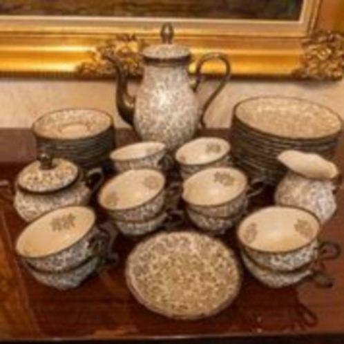 Bavaria Keramik Silber, Antiquités & Art, Antiquités | Services (vaisselle) pièces, Enlèvement