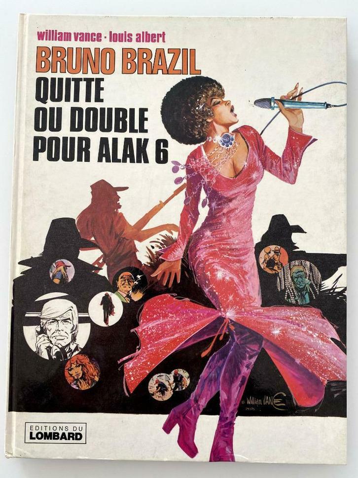 Bruno Brazil Quitte ou double pour Alak 6 EO 1977, Boeken, Stripverhalen, Gelezen, Eén stripboek, Ophalen of Verzenden