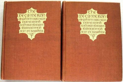 The Decameron 1930 Boccaccio - Bosschère (ill.) nr 4302500, Antiquités & Art, Antiquités | Livres & Manuscrits, Enlèvement ou Envoi