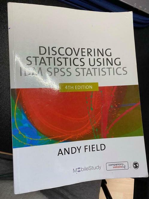 Discovering statistics using ibm spss statistics, Boeken, Schoolboeken, Zo goed als nieuw, Wiskunde A, Overige niveaus, Ophalen of Verzenden