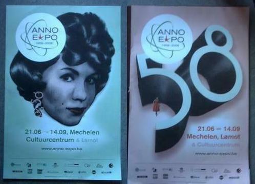 2 Affiche/posters - Anno Expo (Mechelen) - 60x40, Verzamelen, Posters, Nieuw, Ophalen of Verzenden