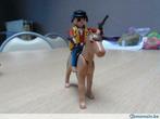 1 cavalier Playmobil avec son cheval en parfait état, Enfants & Bébés, Utilisé, Enlèvement ou Envoi