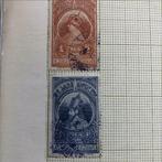 Ethiopië 2 zeer oude postzegels - gratis verzending, Postzegels en Munten, Postzegels | Afrika, Overige landen, Verzenden, Gestempeld