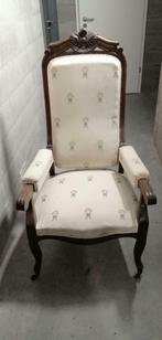 Fauteuil ancien avec dossier inclinable, Comme neuf