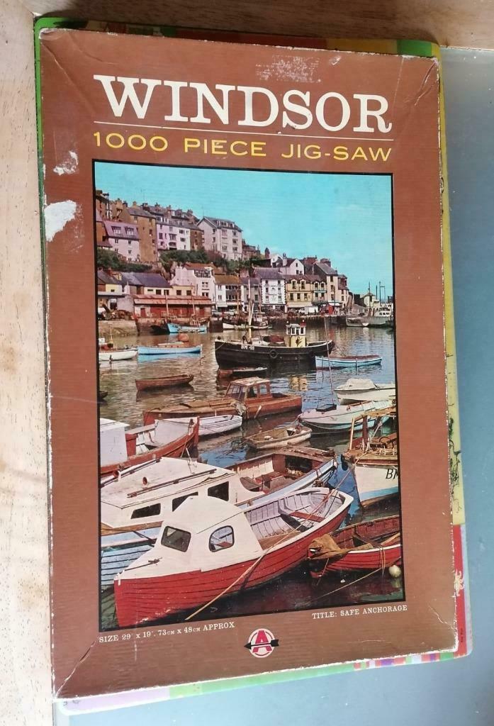 Puzzle Safe anchorage 1000 pièces, Hobby & Loisirs créatifs, Sport cérébral & Puzzles, Utilisé, Puzzle, 500 à 1500 pièces, Enlèvement ou Envoi