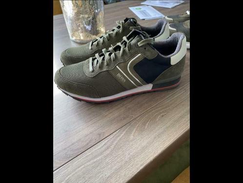 Hugo boss sneakers kaki wit scapa kaki Schoenen 2dehands