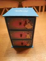 Boîte à bijoux Disney Princess - 3 tiroirs - + contenu, Comme neuf, Enlèvement ou Envoi
