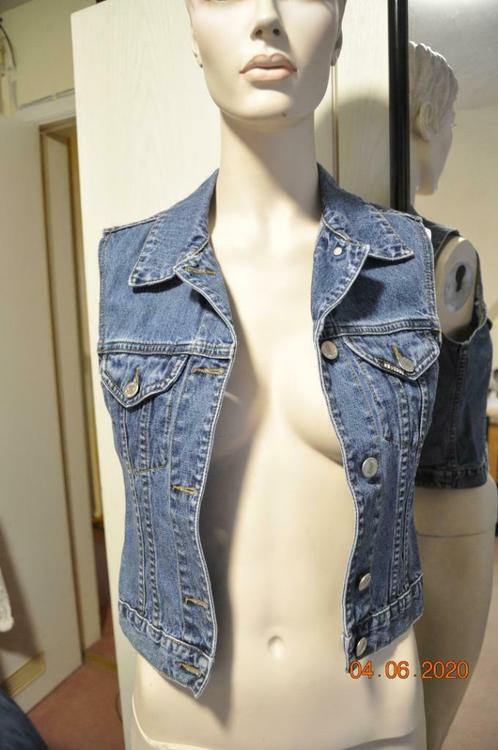 Gilet en jean's, Vêtements | Femmes, Robes, Comme neuf, Taille 34 (XS) ou plus petite, Bleu, Enlèvement ou Envoi