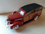 Chevrolet Woody Wagon 1939 1/18 Sun Star sans boite, Collections, Comme neuf, Enlèvement ou Envoi