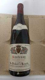 fles wijn ch santenay 1986, Collections, Vins, France, Enlèvement, Vin rouge