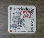 bierviltje cristal alken historische stoet lommel millennium, Verzamelen, Ophalen of Verzenden, Gebruikt, Viltje(s), Overige merken