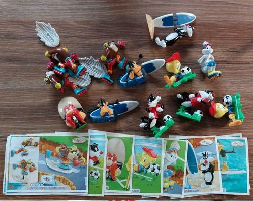 Lot de 12 Looney Tunes Active 2008 (TT) + Bpz, Collections, Œufs à surprise, Comme neuf, Figurines en plastique dur, Enlèvement ou Envoi