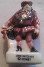 Santon porcelaine, fève galette des rois, DISNEY J. RATCLIFF, Enlèvement ou Envoi, Neuf, Porcelaine