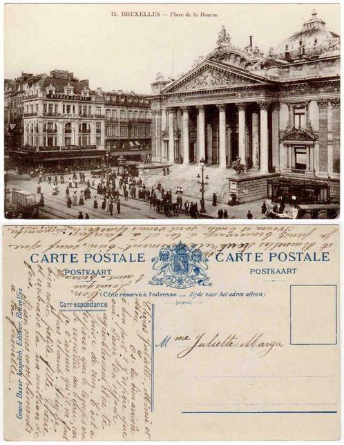 BE_Bruxelles_Bxl_lot 3_8 CPA, Collections, Cartes postales | Belgique, Non affranchie, Bruxelles (Capitale), 1920 à 1940, Enlèvement ou Envoi