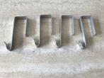 Set aluminium deurhaken - 10cm x 3,5cm  (zn2389), Autres types, Enlèvement ou Envoi, Moins de 100 cm, Métal