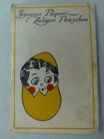 Pasen  oude prentkaart Joyeuses Pâques Zaligen Paaschen