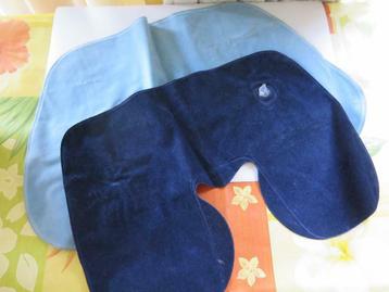 coussin gonflable pour le cou, Enlèvement ou Envoi, Comme neuf, Bleu