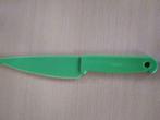 1 grand couteau plastique vert - lame 17 cm, Maison & Meubles, Enlèvement