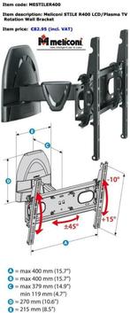 Kit de suspension pour TV LED, TV, Hi-fi & Vidéo, Enlèvement ou Envoi, Neuf