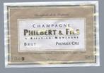 Champagne etiket Philbert & Fils, Overige typen, Ophalen of Verzenden, Zo goed als nieuw