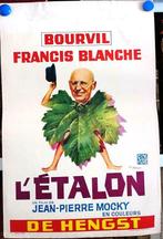 Filmposter L'Étalon / De hengst - Jean-Pierre Mocky Blanche, Cinéma et TV, Utilisé, Enlèvement ou Envoi, Rectangulaire vertical