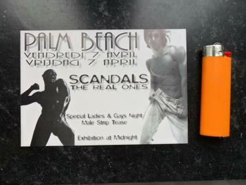 Flyers Palm Beach @ Kobbegem - Discotheek, Enlèvement ou Envoi, Utilisé, Autres types