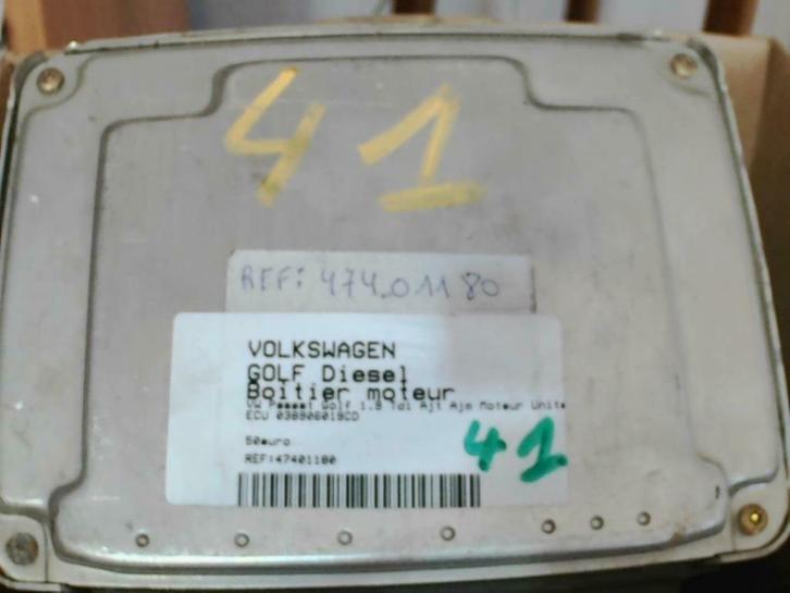 Boitier moteur Volkswagen Golf 1.9TDi (41), Autos : Pièces & Accessoires, Autres pièces automobiles, Volkswagen, Utilisé, Enlèvement ou Envoi