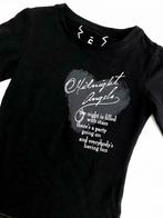 Longsleeve van CKS zwart met hartje mt 116!!!, MET, Meisje, Ophalen of Verzenden, Zo goed als nieuw