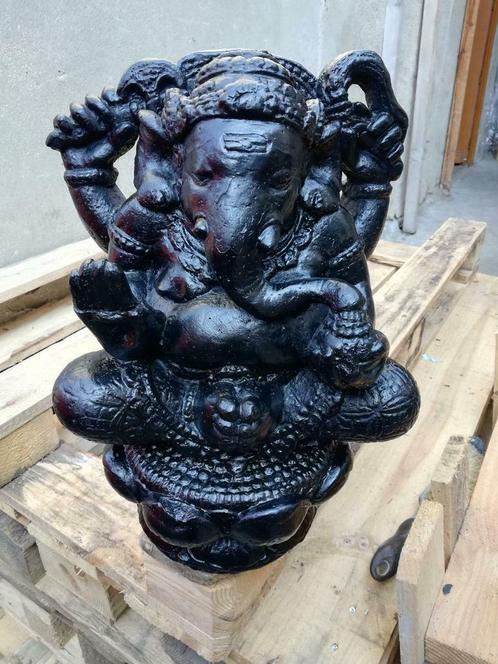 Statue de Ganesh en pierre reconstituée 30 cm, Jardin & Terrasse, Statues de jardin, Pierre