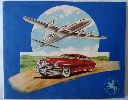 Jacques album - auto's en vliegtuigen 1951, Livres, Livres d'images & Albums d'images, Utilisé, Enlèvement ou Envoi