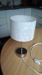 witte vloerlamp H: 34cm / diameter: 19cm, Minder dan 100 cm, Ophalen of Verzenden, Metaal, Moderne