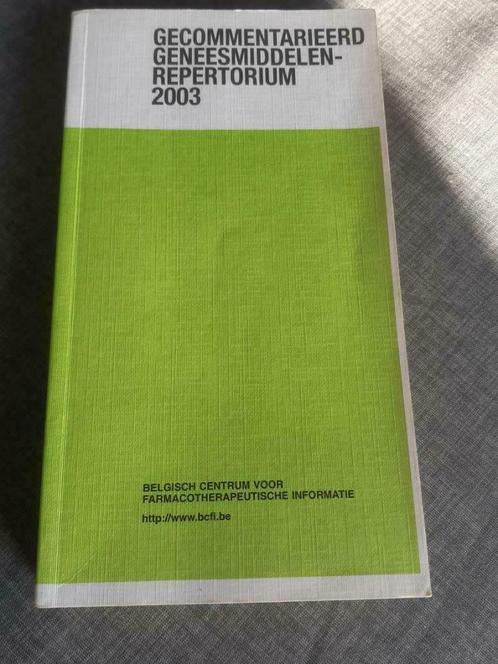 Gecommentarieerd geneesmiddelen repertorium 2003, Livres, Science, Utilisé, Autres sciences, Enlèvement ou Envoi