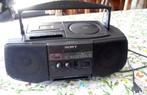 Radio - CD - cassette Sony portable à réparer, années 1990, TV, Hi-fi & Vidéo, Decks cassettes, Simple, Sony, Enlèvement ou Envoi