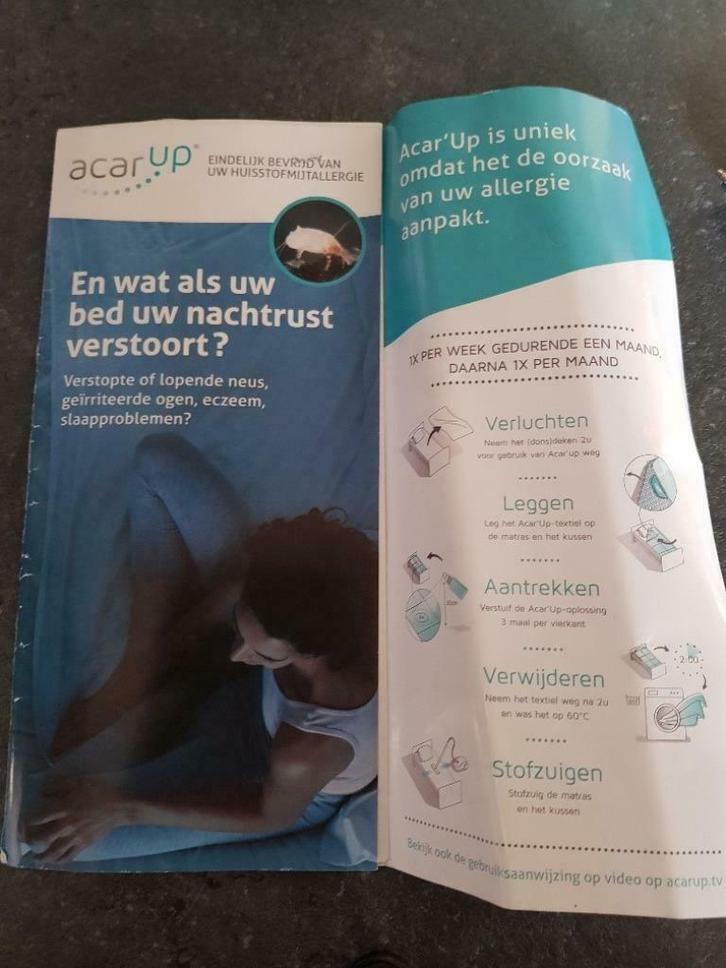 Acar'up textiel, Huis en Inrichting, Slaapkamer | Beddengoed, Zo goed als nieuw, Tweepersoons, Ophalen of Verzenden