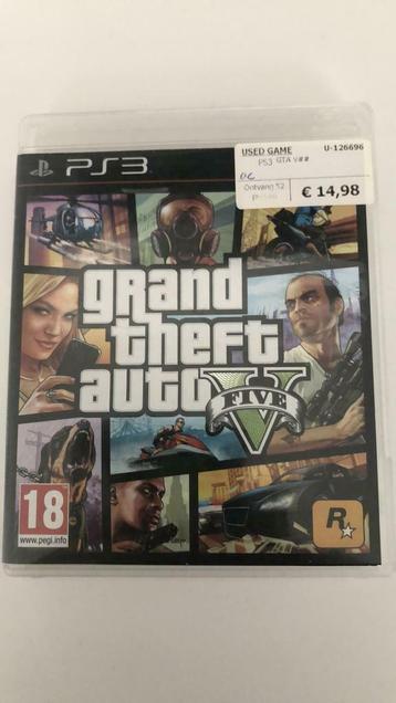 Grand theft auto V voor ps3.