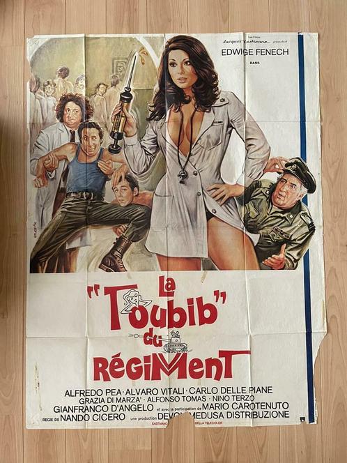 La Toubib du Régiment - 1976 Originele poster - 110x147 cm, Verzamelen, Posters, Ophalen