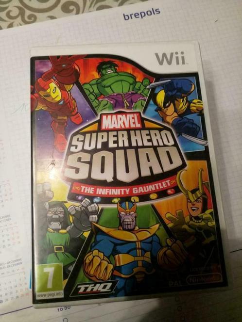 Marvel super hero squad the infinity gauntlet -ook vr Wii U, Games en Spelcomputers, Games | Nintendo Wii, Zo goed als nieuw, Ophalen of Verzenden