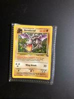 Pokemon Aerodactyl Holo base set 1/62, Foil, Ophalen of Verzenden, Losse kaart, Zo goed als nieuw