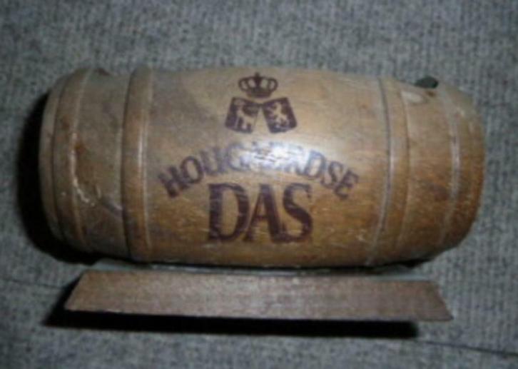 # houten bier viltjes houder HOUGAERDSE DAS, Verzamelen, Biermerken, Gebruikt, Overige typen, Overige merken, Ophalen of Verzenden