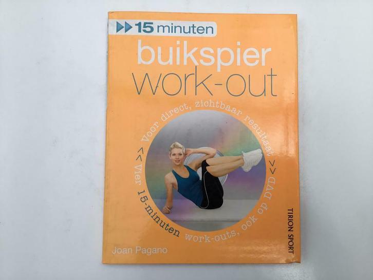 Boek 15 Minuten Buikspier Work-Out met dvd, Livres, Livres de sport, Comme neuf, Autres sports, Enlèvement ou Envoi
