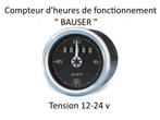 BAUSER compteur d'heures de fonctionnement 12v, 24v, Autos : Pièces & Accessoires, Utilisé, Enlèvement ou Envoi, Pièces universelles