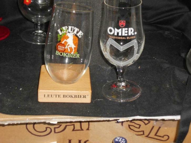 Bierglazen.Gueuze.Lambic.Royalaeken.Lindemans.Jacobins.D 111, Verzamelen, Biermerken, Zo goed als nieuw, Glas of Glazen, De Koninck