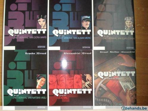 6 strips, Quintett,  reeks Impressies, Livres, BD, Comme neuf, Enlèvement ou Envoi